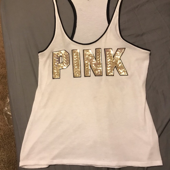 PINK Victoria's Secret Tops - ‼️FINAL PRICE DROP‼️ Pink bling tank 🌟